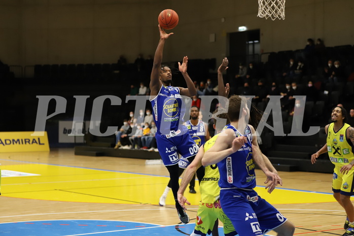 Basketball Superliga 2021/22, Grunddurchgang 16.Runde UBSC Graz vs. Gmunden Swans