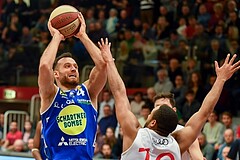 Basketball ABL 2017/18, Grunddurchgang 23.Runde Flyers Wels vs. Gmunden Swans