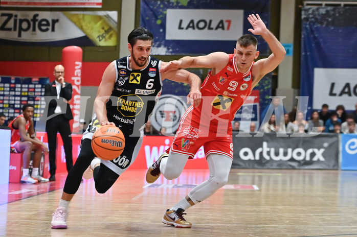 Basketball, Superliga 2024/25, Grunddurchgang 7.Runde, Flyers Wels vs. Gmunden,