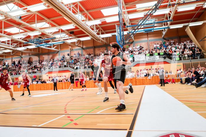 Basketball Zweite Liga 2023/24, Playoff, Finale Spiel 3 Mistelbach Mustangs vs. Union Deutsch Wagram