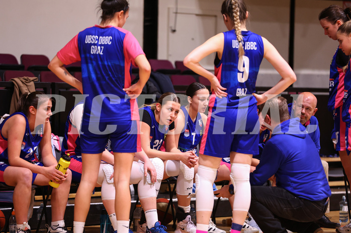 Basketball Damen Superliga 2022/23, Grunddurchgang 9.Runde Basket Flames vs. UBSC Graz


