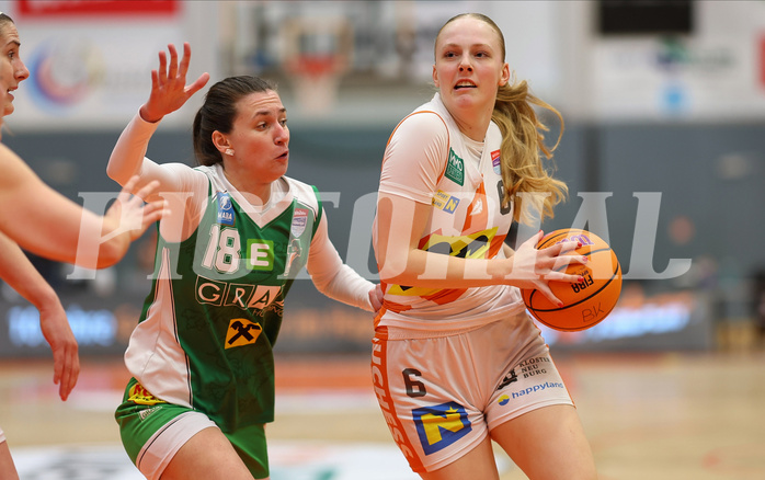 Basketball Damen Superliga 2024/25, Playoffs, Finale Spiel 2 Duchess Klosterneuburg vs. UBI Graz
