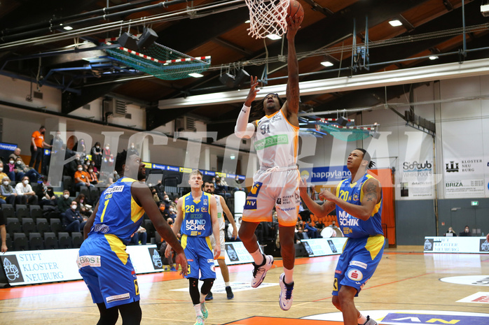 Basketball Superliga 2021/22, Grunddurchgang 14.Runde Klosterneuburg Dukes vs. SKN St. Pölten


