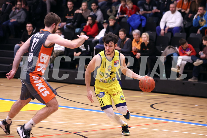 22.01.2023, Graz, Raiffeisen Sportpark Graz, Basketball Superliga 2022/23, Grunddurchgang, Runde 17, UBSC Raiffeisen Graz vs. BK IMMOunited Dukes 