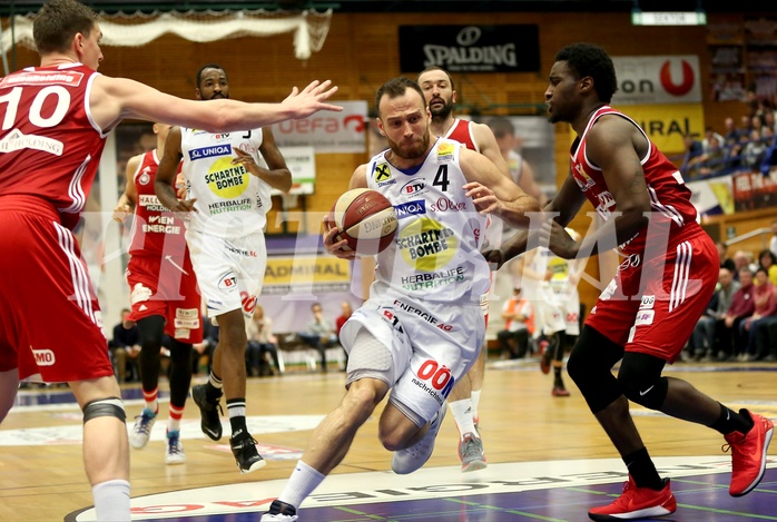Basketball ABL 2016/17, Grunddurchgang 23.Runde Gmunden Swans vs. BC Vienna


