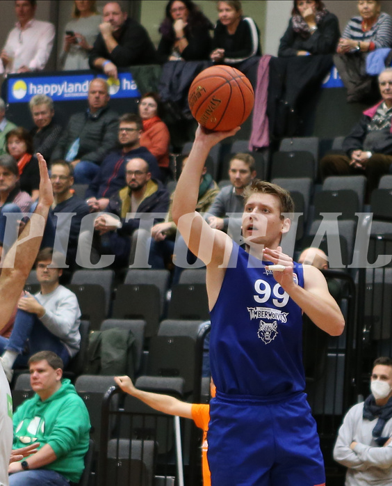 Basketball Superliga 2021/22, Grunddurchgang 4.Runde Klosterneuburg Dukes vs. D.C. Timberwolves