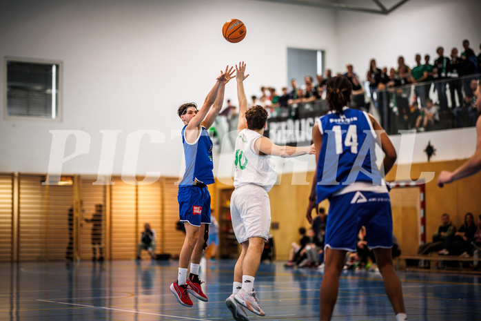 Basketball, Basketball Zweite Liga 2024/25, Viertelfinale Spiel 2, UDW Alligators, Kufstein Towers, Aleksander Mlodianovski (1)