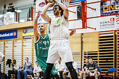 Basketball, Basketball Zweite Liga, Grunddurchgang 22.Runde, Basket Flames, KOS Celovec, Ben Seipt (16)