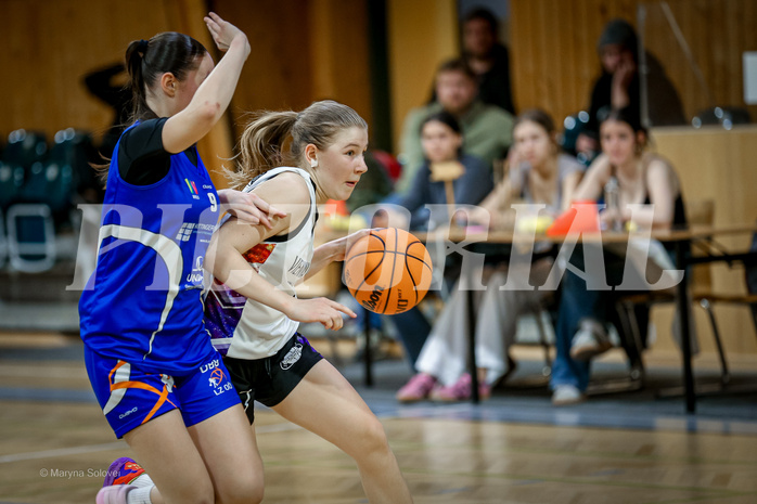 05.04.2025 Österreichischer Basketballverband 2024/25, SLWU16 Vienna United vs. DBB  Basketgirls Wels