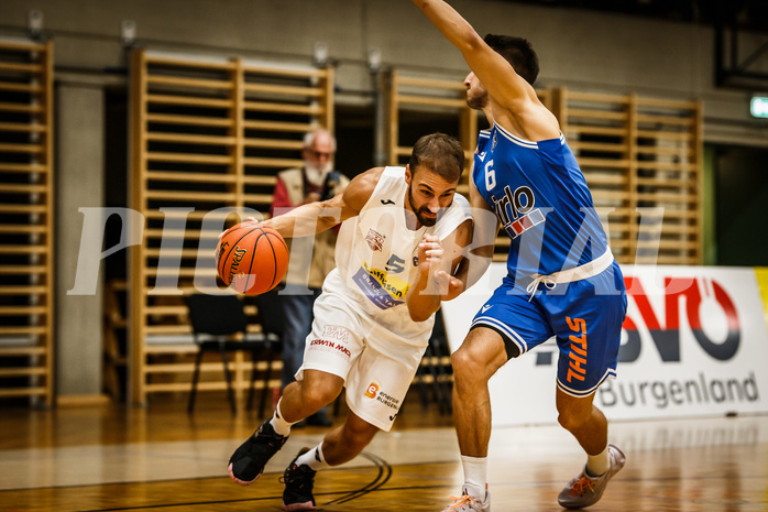 Basketball, Basketball Austria Cup 2021/22, 2. Vorrunde, Mattersburg Rocks, Kufstein Towers, Florian DUCK (5) Basketball, Basketball Austria Cup 2021/22, 2. Vorrunde, Mattersburg Rocks, Kufstein Towers, Florian DUCK (5)