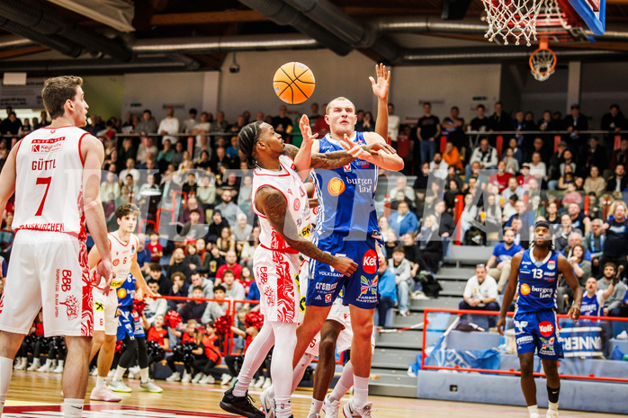 Basketball, Basketball Austria Cup 2024/25, Viertelfinale, Traiskirchen Lions, Oberwart Gunners, Edi Patekar (9)