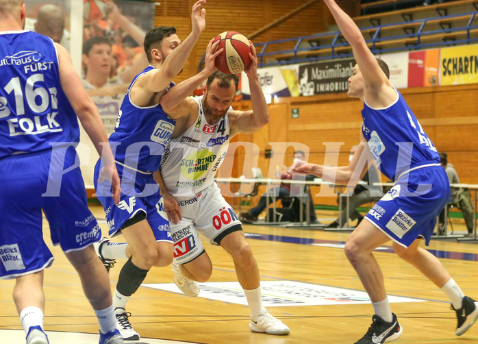 Basketball Superliga 2020/21, Halbfinale Spiel 1 Gmunden Swans vs. Oberwart Gunners