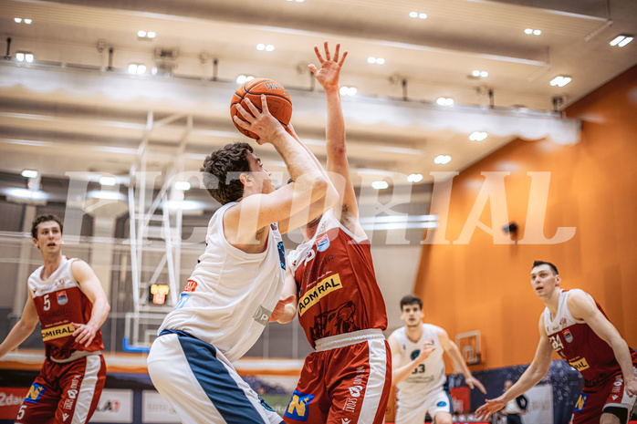 Basketball, Win2Day Superliga 2022/23, 5. Qualifikationsrunde, Vienna Timberwolves, Traiskirchen Lions, Philipp D’Angelo (9)