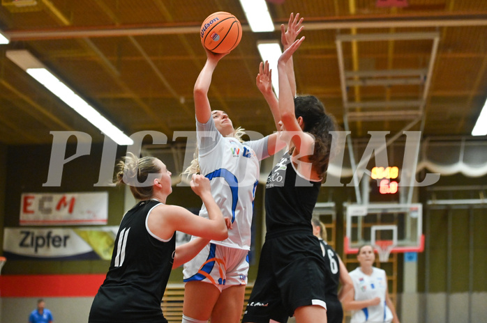 Basketball Superliga 2024/25, Grunddurchgang 1.Runde, DBB Wels vs Basket Flames Women,

