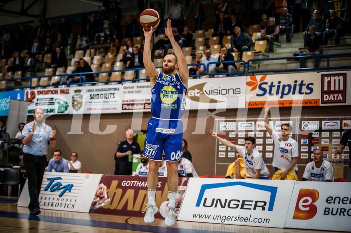 Basketball, ABL 2018/19, Playoff HF Spiel 1, Oberwart Gunners, Gmunden Swans, Enis Murati (4)
