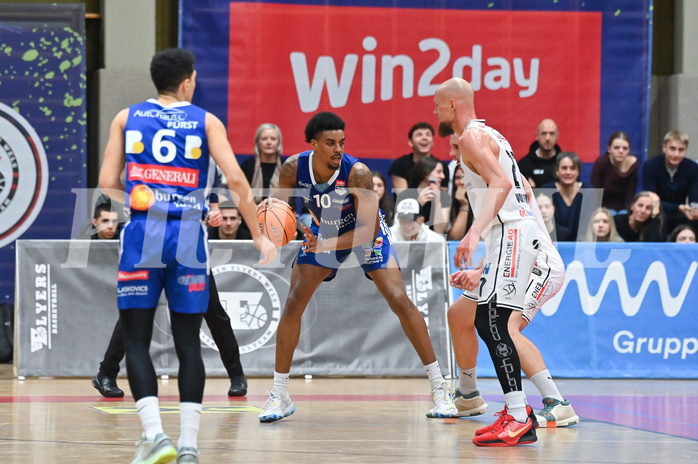 Basketball, Superliga 2024/25, Grunddurchgang 12.Runde, Flyers Wels vs. Oberwart Gunners,
