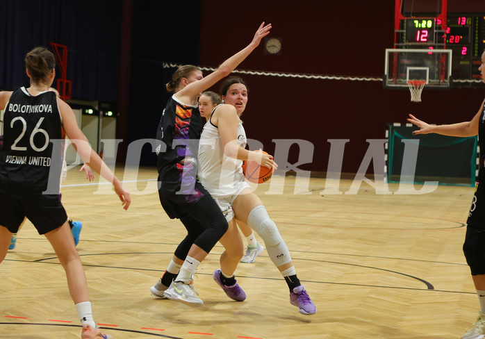 Basketball Damen Superliga 2023/24, Grunddurchgang Runde 4 Basket Flames vs. Vienna United