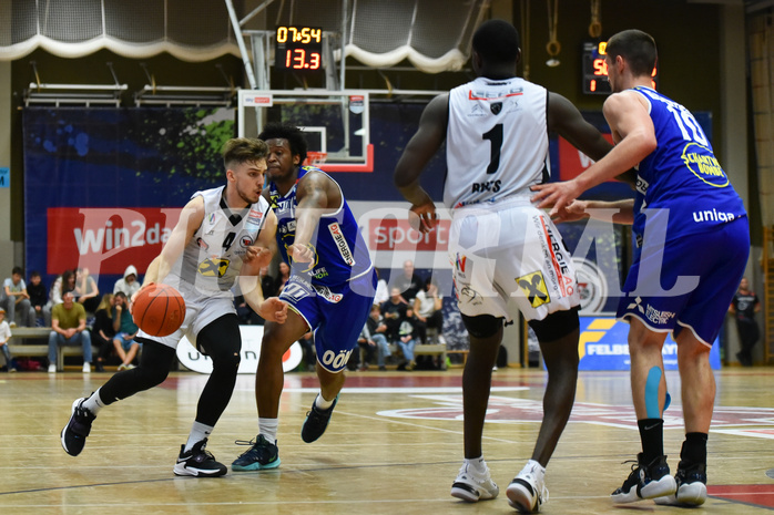 Basketball Superliga 2021/22, Viertelfinale Spiel 2, Flyers Wels vs Swans Gmunden
