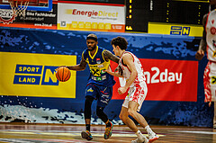 Basketball, win2day Basketball Superliga 2024/25, Grunddurchgang 18.Runde, Traiskirchen Lions, UBSC Graz, Jeremy Smith (4)