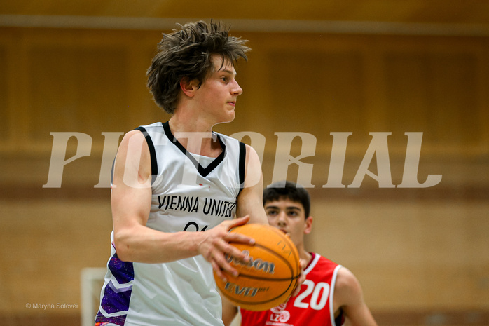 13.04.2025 Österreichischer Basketballverband 2024/25, SLMU19, Vienna United vs. SG Salzkammergut