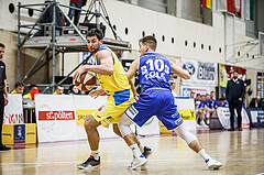 Basketball, Admiral Basketball Superliga 2019/20, Grunddurchgang 15.Runde, St. Pölten, Oberwart Gunners, Florian Trmal (12)