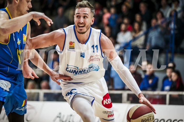 Basketball, ABL 2018/19, Grunddurchgang 9.Runde, Oberwart Gunners, UBSC Graz, Hayden Thomas Lescault (11)