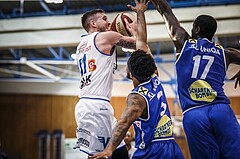 Basketball, ABL 2018/19, Playoff HF Spiel 2, Oberwart Gunners, Gmunden Swans, Hayden Thomas Lescault (11)