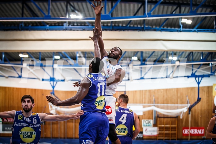 Basketball, ABL 2018/19, Playoff HF Spiel 2, , Gmunden Swans, Christopher Tawiah (14) Basketball, ABL 2018/19, Playoff HF Spiel 2, , Gmunden Swans, Christopher Tawiah (14)