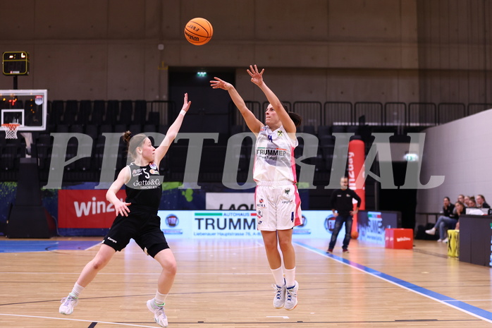 13.01.2024, Graz, Raiffeisen Sportpark, Basketball Damen Superliga 2023/24, Grunddurchgang 9.Runde, UBSC-DBBC Graz - Basket Flames Women ,  