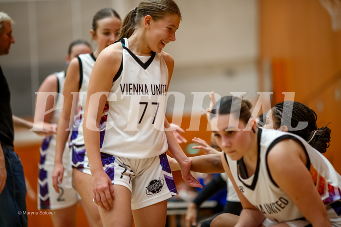 26.01.2025 Österreichischer Basketballverband 2024/25, SLWU19, Vienna United vs. UBI Graz