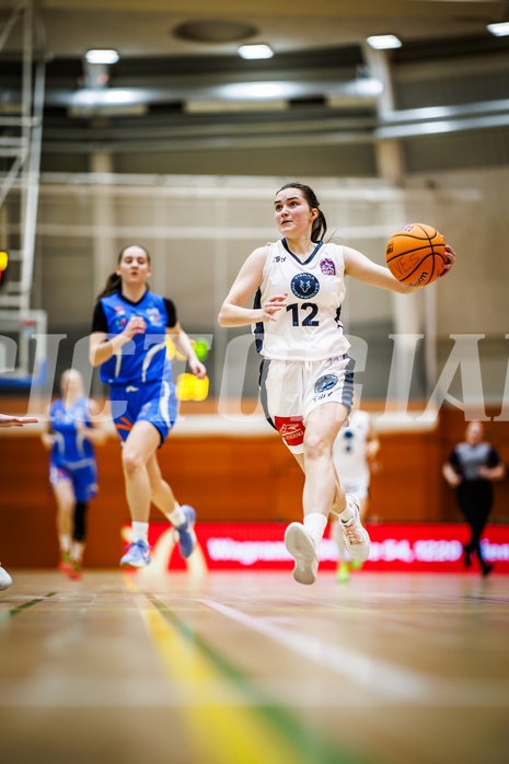 Basketball, Win2Day Basketball Damen Superliga 2024/25, Supercup 5. Runde, Vienna Timberwolves, DBB Wels, Lilian Schwarzenecker (12)