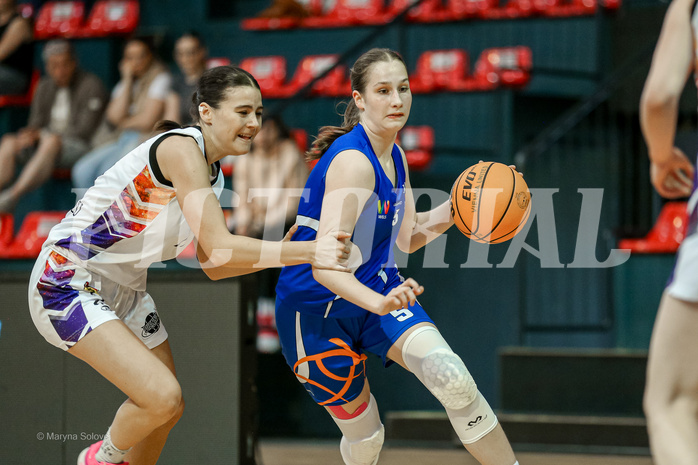 04.05.2025 Österreichischer Basketballverband 2024/25, SLWU19 Vienna United vs. DBB Basketgirls Wels