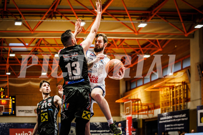 Basketball, win2day Basketball Superliga 2022/23, Grunddurchgang Runde 20, BBC Nord Dragonz, Flyers Wels, Nicolas Scott Allen (15)