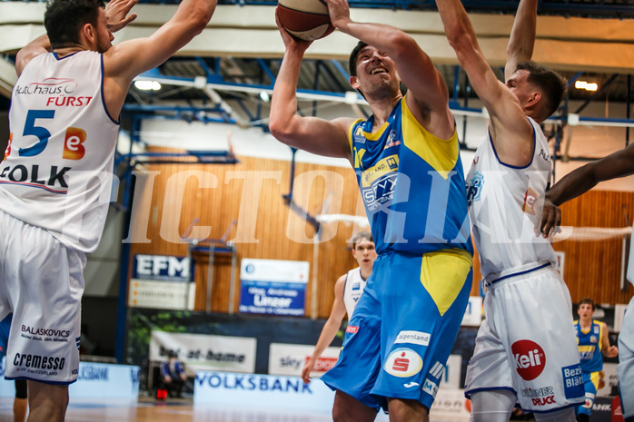 Basketball, bet-at-home Basketball Superliga 2020/21, Platzierungsrunde, 8. Runde, Oberwart Gunners, SKN St. Pölten, 