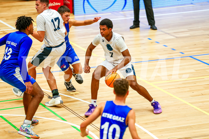 24.11.2024 Österreichischer Basketballverband 2024/25, SLMU16, Vienna Timberwolves vs. ATSE Graz