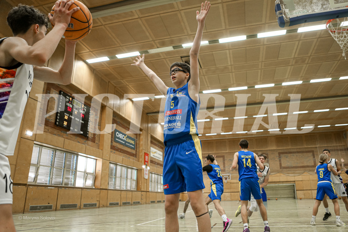 27.04.2025 Österreichischer Basketballverband 2024/25, SLMU16, VF Vienna United vs. SKN St. Pölten