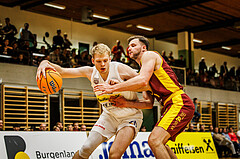 Basketball, Basketball Zweite Liga 2024/25, Grunddurchgang 6.Runde, Mattersburg Rocks, Traiskirchen Lions, Asdren Drew Koka (22)