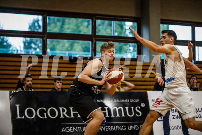 Basketball, Basketball Zweite Liga, Grunddurchgang 1.Runde, Mattersburg Rocks, Deutsch Wagram Alligators, Mark Laurencik (68)