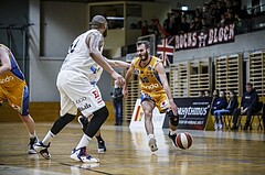 Basketball, Basketball Zweite Liga, Grunddurchgang 20.Runde, Mattersburg Rocks, BBU Salzburg, Luka Milovac (55)