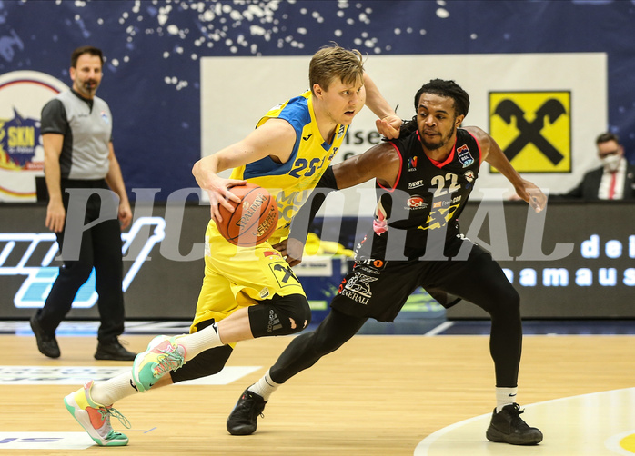 Basketball Superliga 2021/22, Grunddurchgang 7.Runde SKN St.Pölten vs. Flyers Wels


