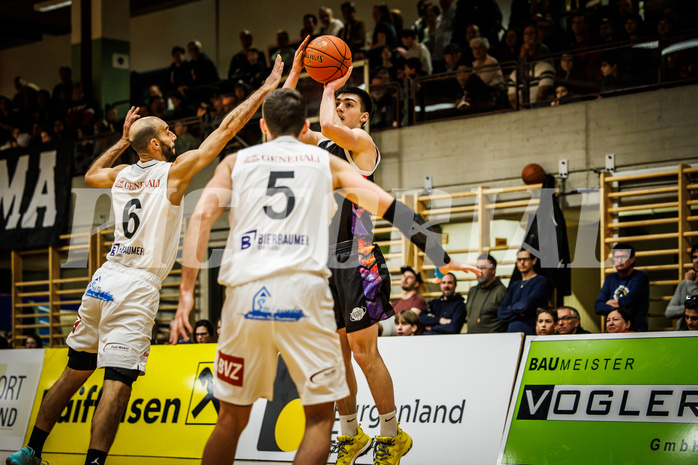 Basketball, Basketball Zweite Liga 2022/23, Grunddurchgang 18.Runde, Mattersburg Rocks, Vienna United, Oleksandr Ponosov (7)