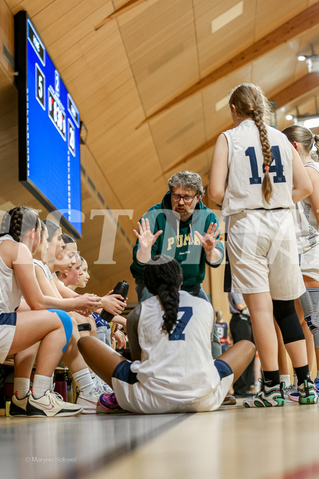 23.02.2025 Österreichischer Basketballverband 2024/25, SLWU16 Vienna Timberwolves vs. Basket Duchess