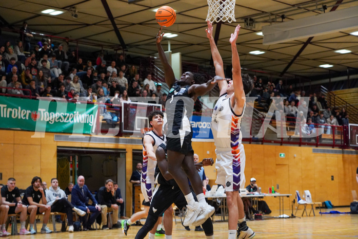 Basketball Zweite Liga 2024/25, Grunddurchgang 13.Runde Raiders Tirol vs Vienna United

