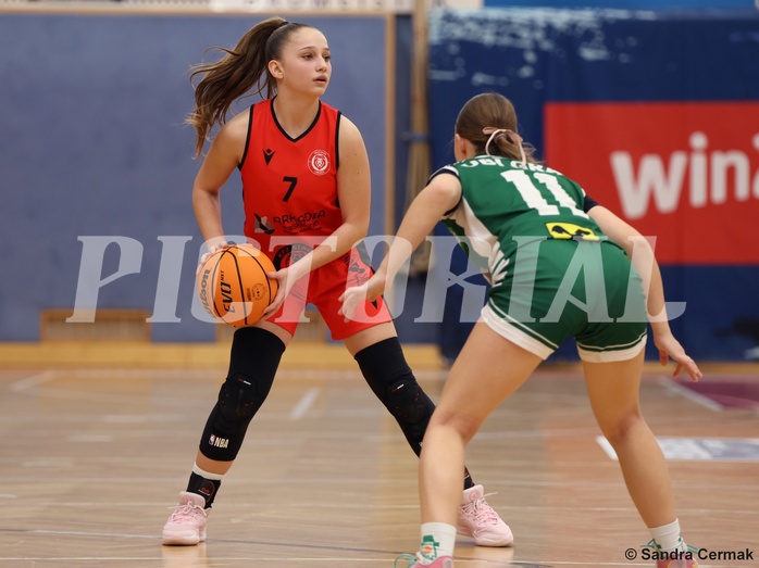 Basketball Superliga 2024/25, SLWU14 Traiskirchen Lionesses vs. UBI Graz


