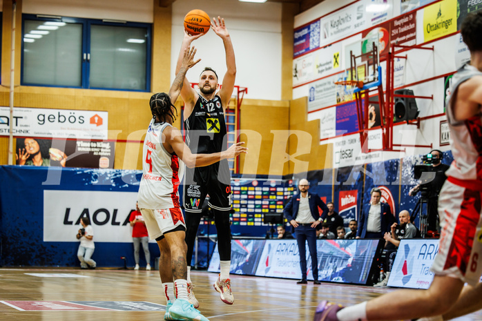 Basketball, Basketball Austria CUP 2023/24, Finale, Traiskirchen Lions, Flyers Wels, Arvydas Gydra (12)
