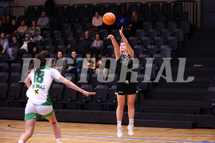 01.12.2024, Graz, Raiffeisen Sportpark, Basketball Damen Superliga 2024/25, Grunddurchgang, 8.Runde, UBI Holding Graz vs. Basket Flames