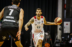 Basketball, bet-at-home Basketball Superliga 2020/21, Grunddurchgang 17.Runde, BC Vienna, Flyers Wels, Ivan Siriscevic (17)