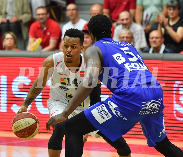 Basketball ABL 2016/17 Halbfinale Spiel 3 WBC Wels vs Gunners Oberwart