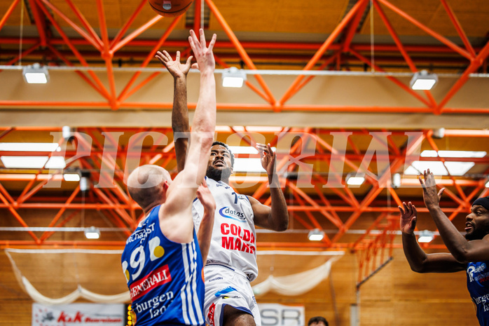 Basketball, win2day Basketball Superliga 2024/25, Playoffs Finale 2. Spiel
, BBC Nord Dragonz, Oberwart Gunners, Austen Awosika (10)