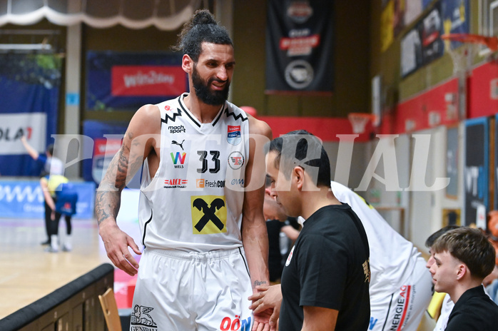 Basketball, Superliga 2024/25, 9. Plazierungsrunde, Flyers Wels vs. UBSC Graz,